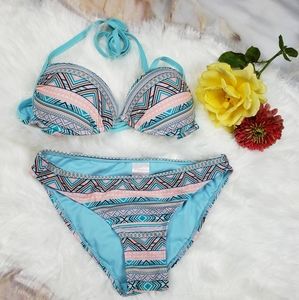 Cotton Candy Bikini Swimsuit Medium